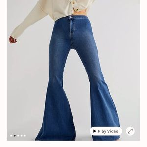 New without tags We the free free people flare denim
